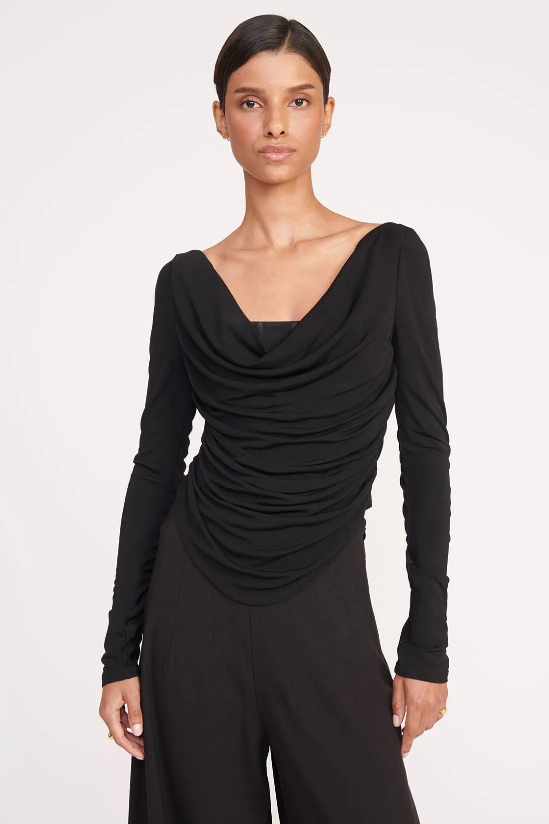 STAUD SOLANA TOP BLACK New