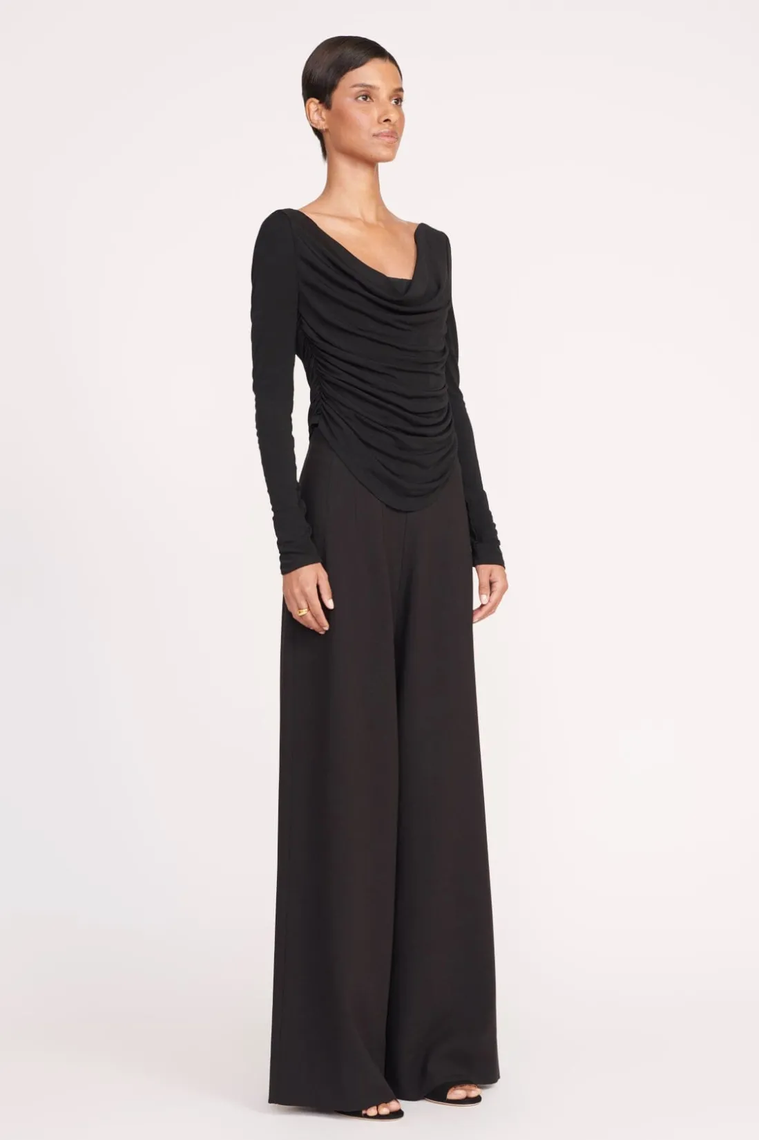 STAUD SOLANA TOP BLACK New