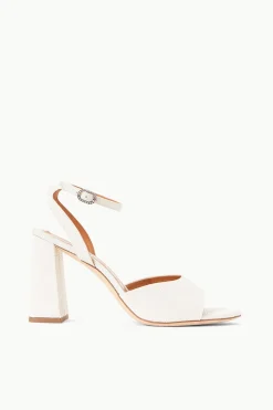 STAUD SOLANGE HEEL   WHITE