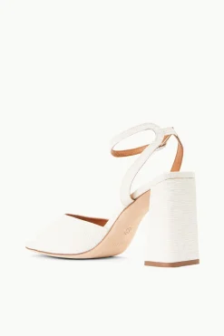 STAUD SOLANGE HEEL WHITE