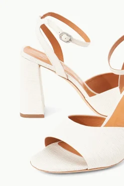 STAUD SOLANGE HEEL WHITE