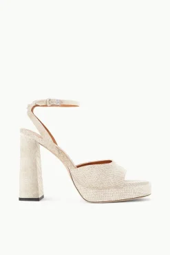 STAUD SOLANGE PLATFORM  NATURAL LINEN NATURALLINEN
