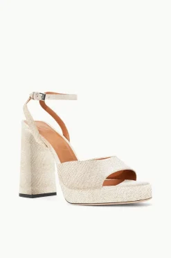 STAUD SOLANGE PLATFORM  NATURAL LINEN NATURALLINEN