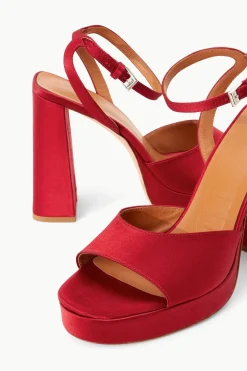 STAUD SOLANGE PLATFORM  RUBY SATIN RUBYSATIN Clearance