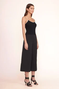 STAUD SOLEIL TOP  BLACK WHITE BLACKWHITE New