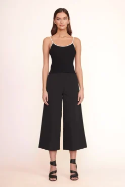 STAUD SOLEIL TOP  BLACK WHITE BLACKWHITE New