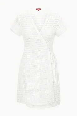 STAUD SPRITZ COVERUP DRESS IVORY New