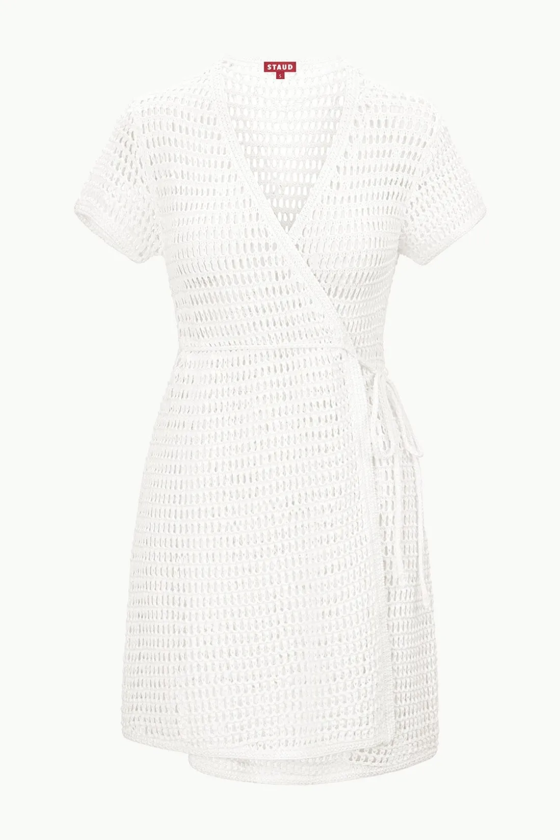 STAUD SPRITZ COVERUP DRESS IVORY New