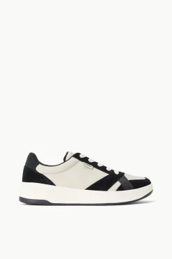 STAUD + KEDS THE COURT SNEAKER  BLACK CREAM BLACKCREAM Clearance