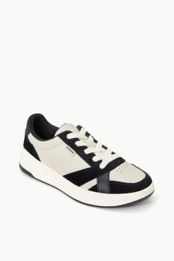 STAUD + KEDS THE COURT SNEAKER  BLACK CREAM BLACKCREAM Clearance