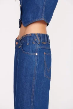 STAUD + WRANGLER THE LOOSE JEAN  DARK RINSE DARKRINSE Discount