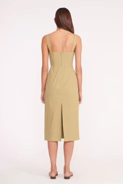 STAUD SUTTON DRESS   KHAKI Online