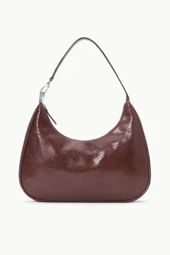 STAUD SYLVIE SHOULDER BAG MAHOGANY Best