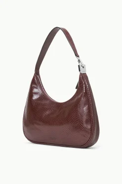 STAUD SYLVIE SHOULDER BAG MAHOGANY Best