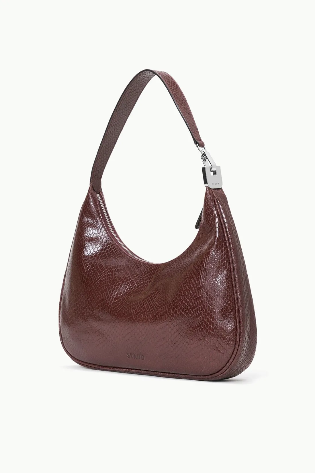STAUD SYLVIE SHOULDER BAG MAHOGANY Best