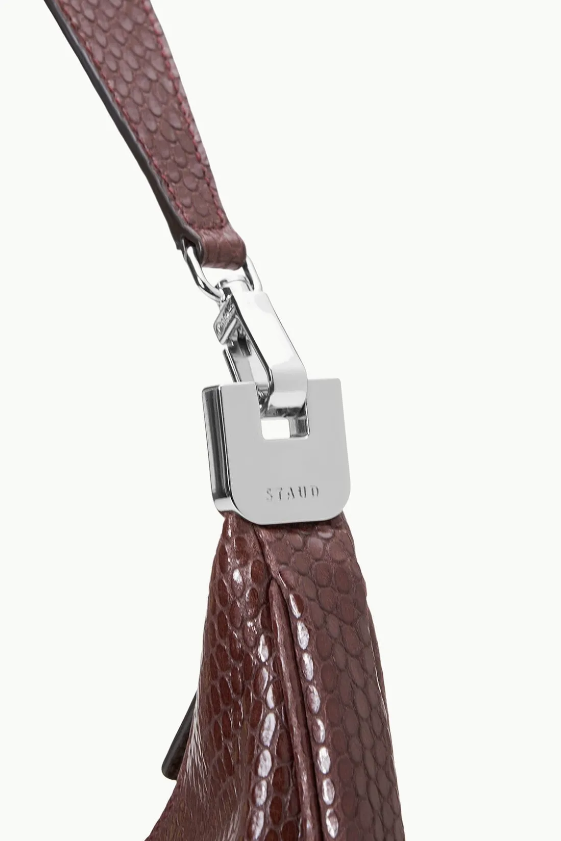 STAUD SYLVIE SHOULDER BAG MAHOGANY Best