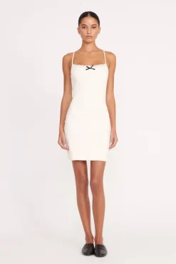 STAUD TESSA DRESS   IVORY New