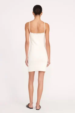 STAUD TESSA DRESS IVORY New