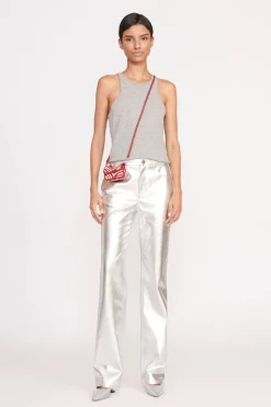 STAUD TINY TOMMY BEADED CROSSBODY  SCARLET WHITE SCARLETWHITE Online