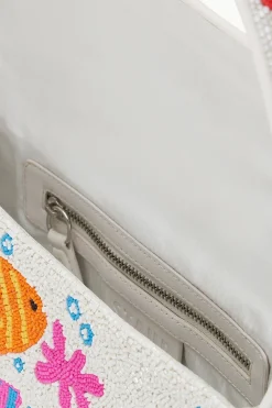 STAUD TOMMY BEADED BAG   AQUARIUM Clearance