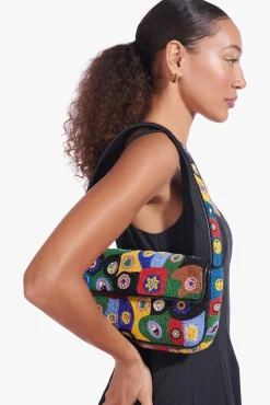 STAUD TOMMY BEADED BAG  BLACK MILLEFIORI BLACKMILLEFIORI Online