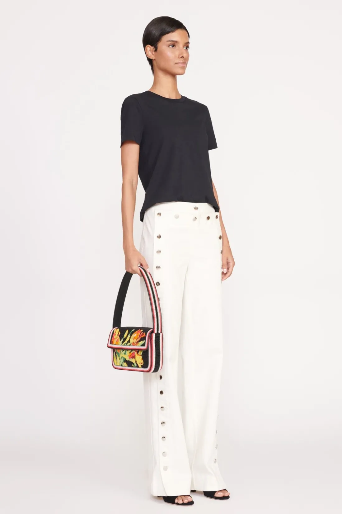 STAUD TOMMY BEADED BAG DREAMY TULIP DREAMYTULIP Sale