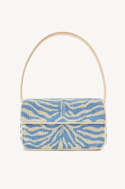 STAUD TOMMY BEADED BAG LIGHT BLUE CREAM LIGHTBLUECREAM New