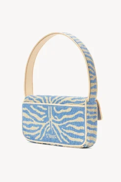 STAUD TOMMY BEADED BAG LIGHT BLUE CREAM LIGHTBLUECREAM New