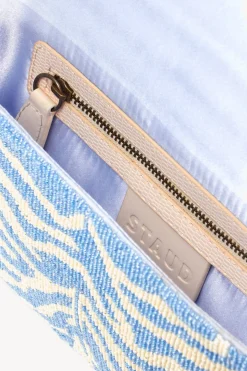 STAUD TOMMY BEADED BAG LIGHT BLUE CREAM LIGHTBLUECREAM New
