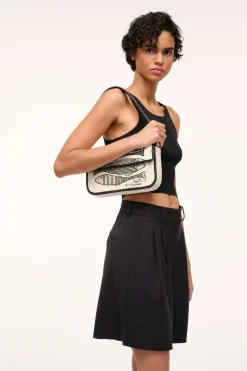 STAUD TOMMY BEADED BAG  INES CREAM STAUDINESCREAM Discount