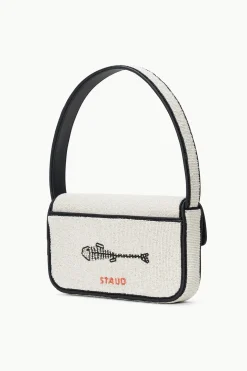 STAUD TOMMY BEADED BAG  INES CREAM STAUDINESCREAM Discount