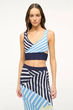 STAUD TRENTON TOP  MOSAIC MULTI MOSAICMULTI Discount