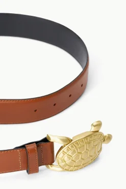 STAUD TURTLE BELT   Tan Sale