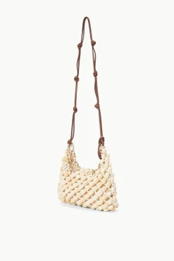 STAUD VACANZA SHELL SHOULDER BAG  NATURAL TAN NATURALTAN