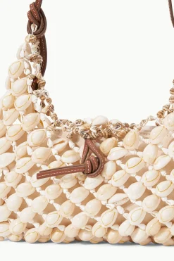 STAUD VACANZA SHELL SHOULDER BAG  NATURAL TAN NATURALTAN