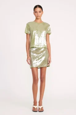 STAUD VEDETTE SKIRT  GARDEN MOSS GARDENMOSS Online