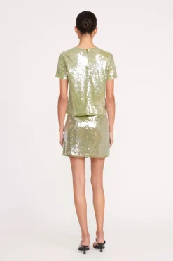 STAUD VEDETTE SKIRT  GARDEN MOSS GARDENMOSS Online