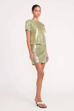 STAUD VEDETTE SKIRT  GARDEN MOSS GARDENMOSS Online