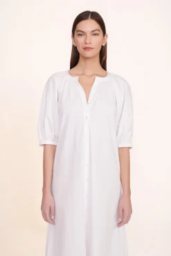 STAUD VINCENT DRESS   WHITE Online