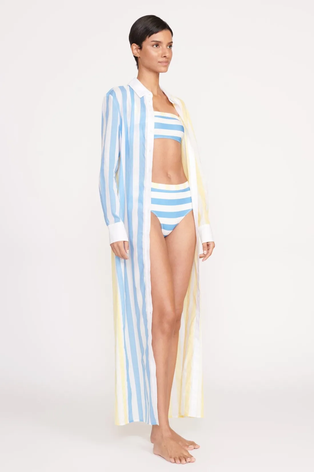 STAUD VITA DRESS BUTTERCUP SEASHORE STRIPE BUTTERCUPSEASHORESTRIPE