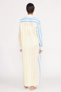 STAUD VITA DRESS BUTTERCUP SEASHORE STRIPE BUTTERCUPSEASHORESTRIPE
