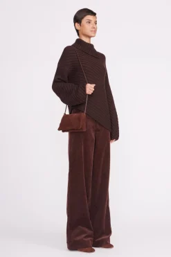 STAUD VIVI CROSSBODY BAG MAHOGANY SUEDE MAHOGANYSUEDE Sale