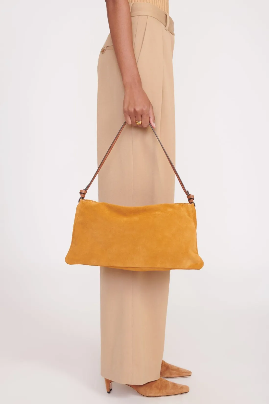 STAUD VIVI SHOULDER BAG TAN SUEDE TANSUEDE Online