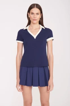 STAUD VOLLEY TOP  NAVY IVORY NAVYIVORY Outlet