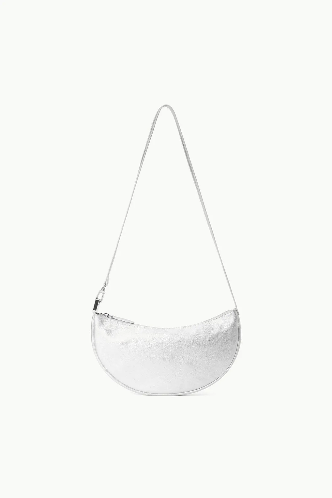STAUD WALKER CROSSBODY BAG SILVER Hot