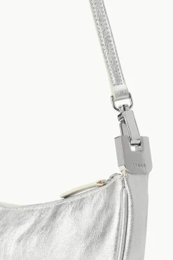 STAUD WALKER CROSSBODY BAG SILVER Hot