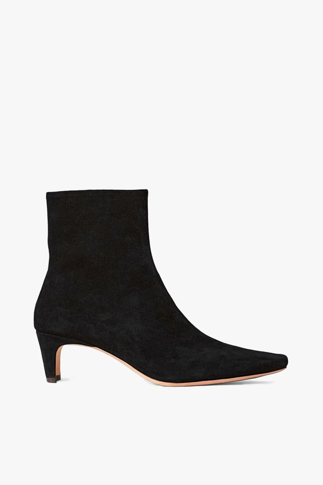 STAUD WALLY ANKLE BOOT BLACK SUEDE BLACKSUEDE New