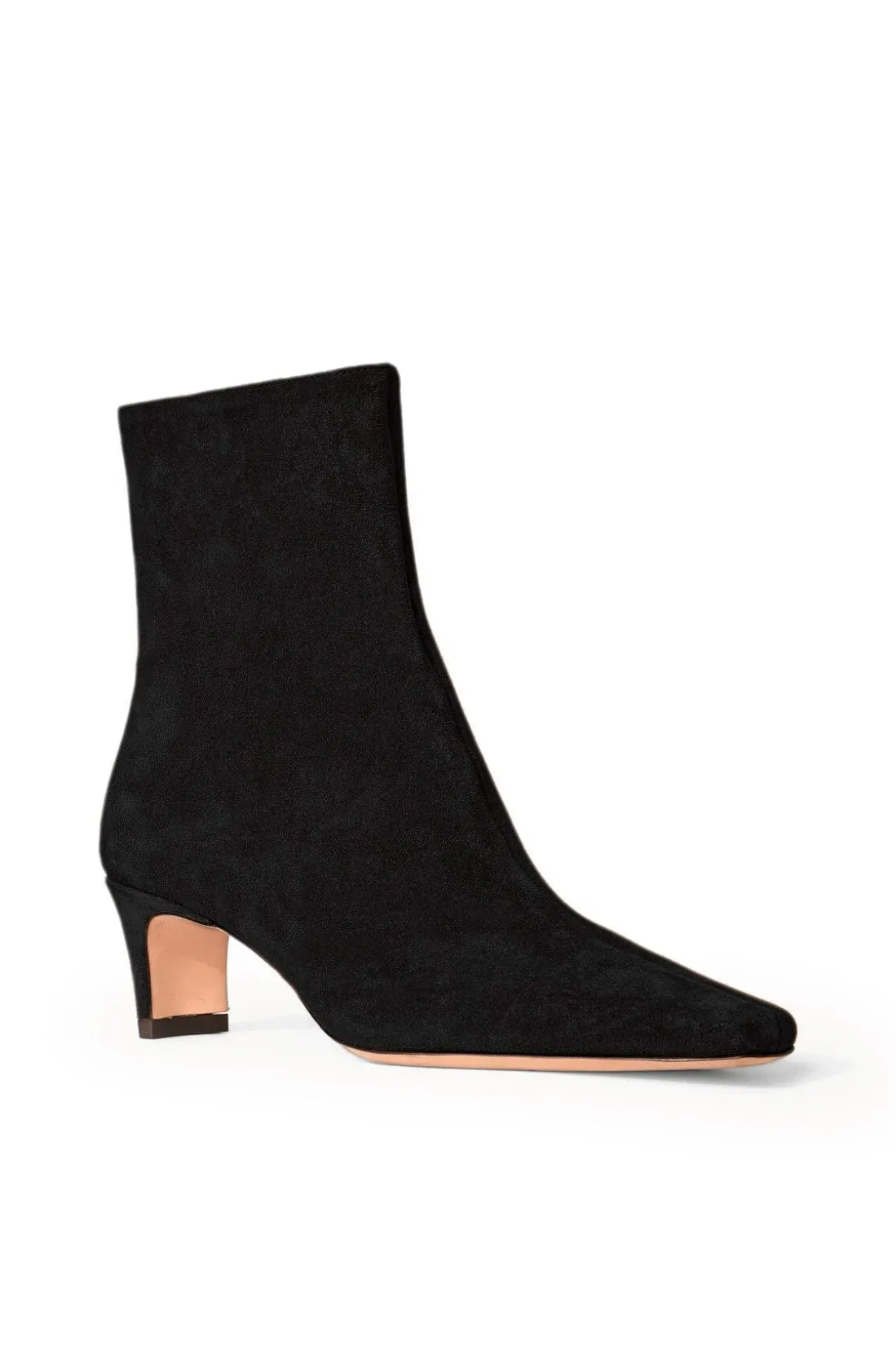 STAUD WALLY ANKLE BOOT BLACK SUEDE BLACKSUEDE New