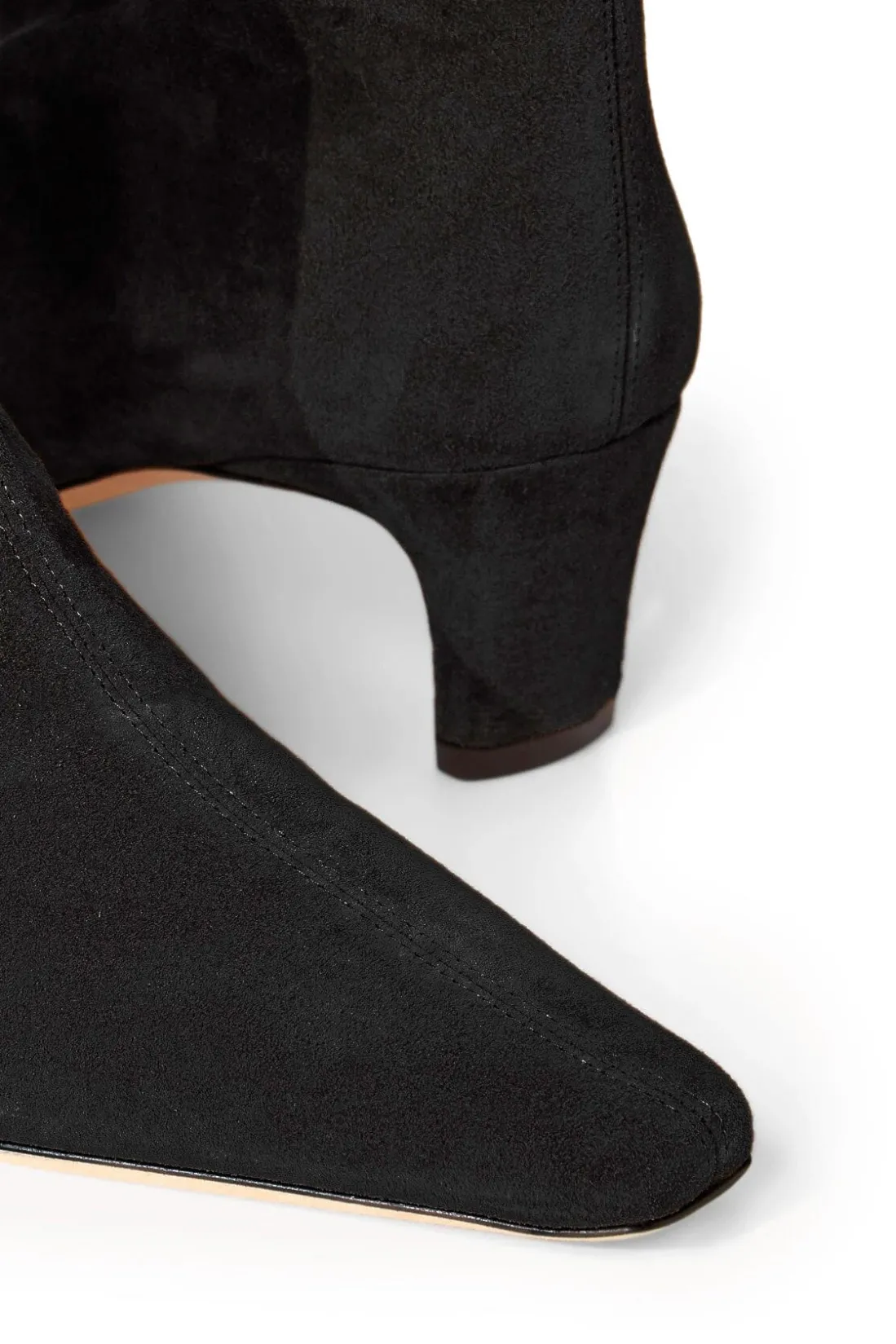 STAUD WALLY ANKLE BOOT BLACK SUEDE BLACKSUEDE New