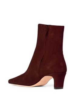 STAUD WALLY ANKLE BOOT  MAHOGANY SUEDE MAHOGANYSUEDE